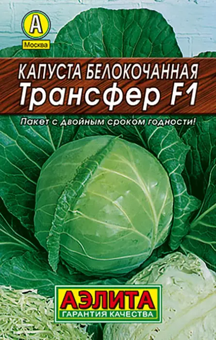 Капуста белокочанная Трансфер F1 (20 семян) - семена Аэлита серия ЛИДЕР