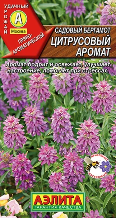 Садовый Бергамот Цитрусовый Аромат (0,02г) - семена Аэлита