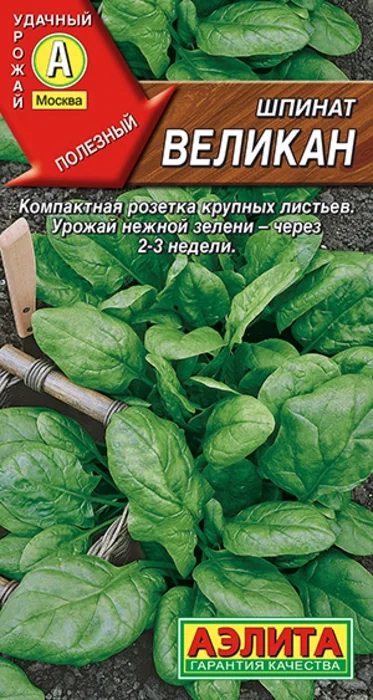 Шпинат Великан (3г) - семена Аэлита