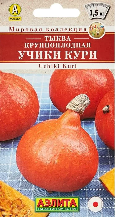 Тыква крупноплодная Учики Кури (1г) - семена Аэлита
